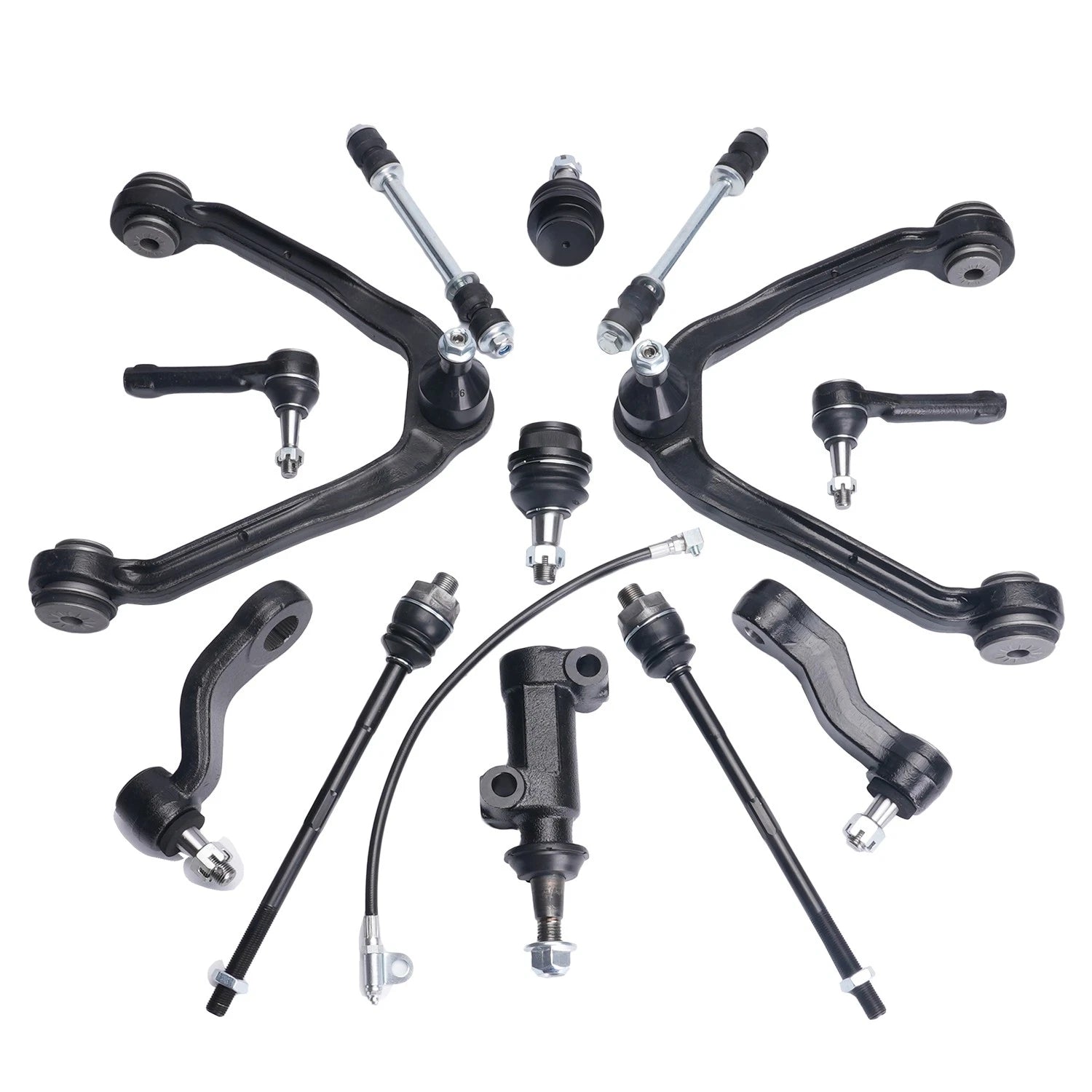 Front Upper Control Arms Suspension Kit for Chevy GMC Silverado Sierra 1500 (2007–2018)