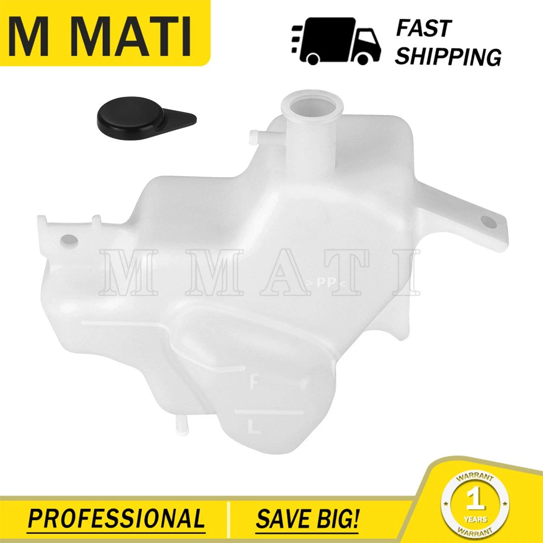 Coolant Reservoir for Kawasaki Ninja ZX6R ZX6RR ZX636C ZX600M ZX600K (2003–2004)