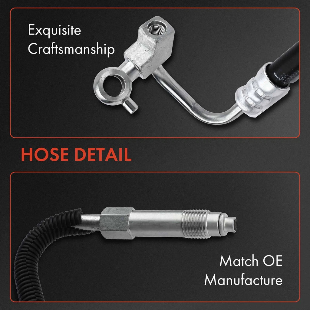 2X Power Steering Pressure & Return Line Hose for Nissan 370Z (2009–2020)