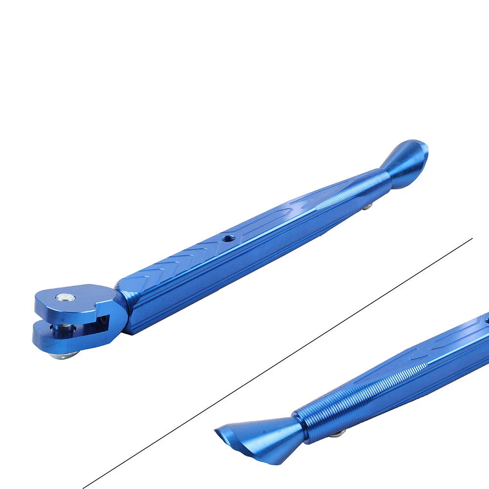 Adjustable Kickstand Foot for Motorcycle Universal (CNC Blue)