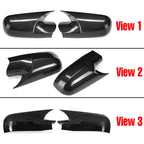Carbon Style Rear View Mirror Cover Cap for Renault Megane 2 (2002–2009)