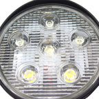 2X 18W Round Spot Beam LED Off Road Work Light for Universal SUV (12V 24V)