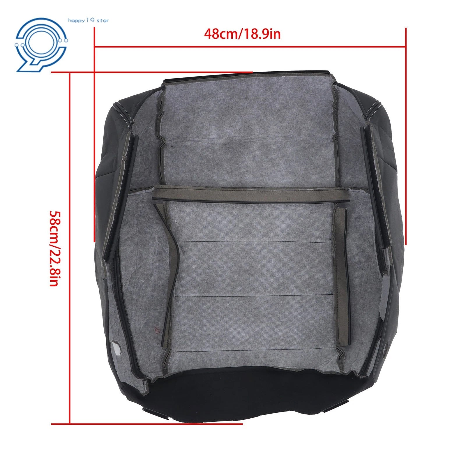 Set of 2 Back Seat Cover Foam Cushions for Jeep Wrangler (2007–2012)