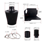 Air Induction Intake Kit for VW Golf MK4 GTI, Audi A3, Leon 1.8T