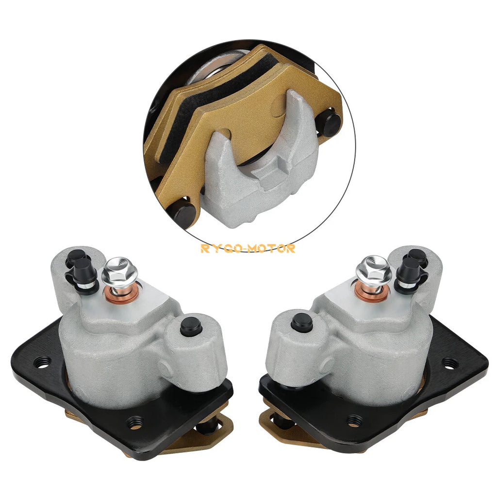 Front Brake Calipers & Pads for Arctic Cat Wildcat Trail 700, Wildcat 1000 (2014–2020)