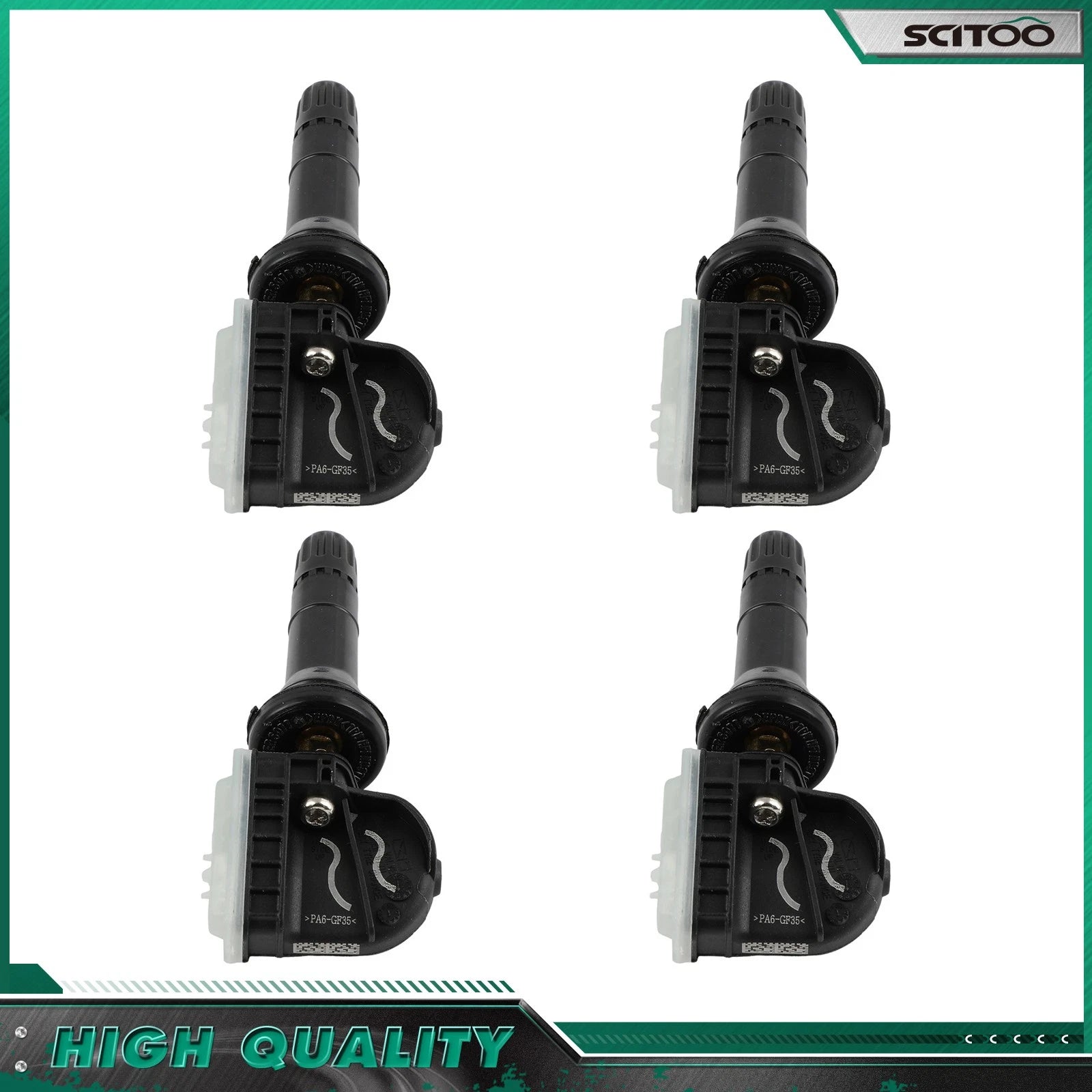 4X TPMS Tire Pressure Sensors for Ford F-150 Edge Mustang (2015–2020) F2GZ-1A189-A