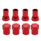 Stem Sleeves + Hex Cap Air-Valve CAP & Sleeve Cover Wheel Stem