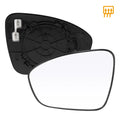 Left Side Mirror Glass with Backing Plate for Nissan Sentra (2020–2021)