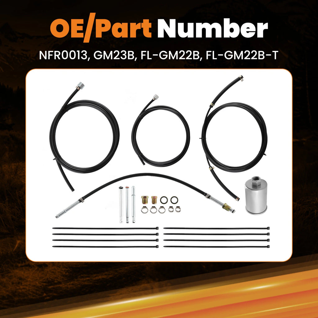 Complete Nylon Fuel Line Replacement Kit for GMC C1500/2500/3500 (1988)