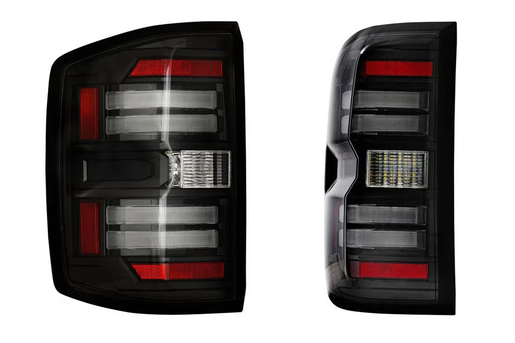 LED Tail Lights Smoked Lens for 2014-2018 Chevy Silverado 1500