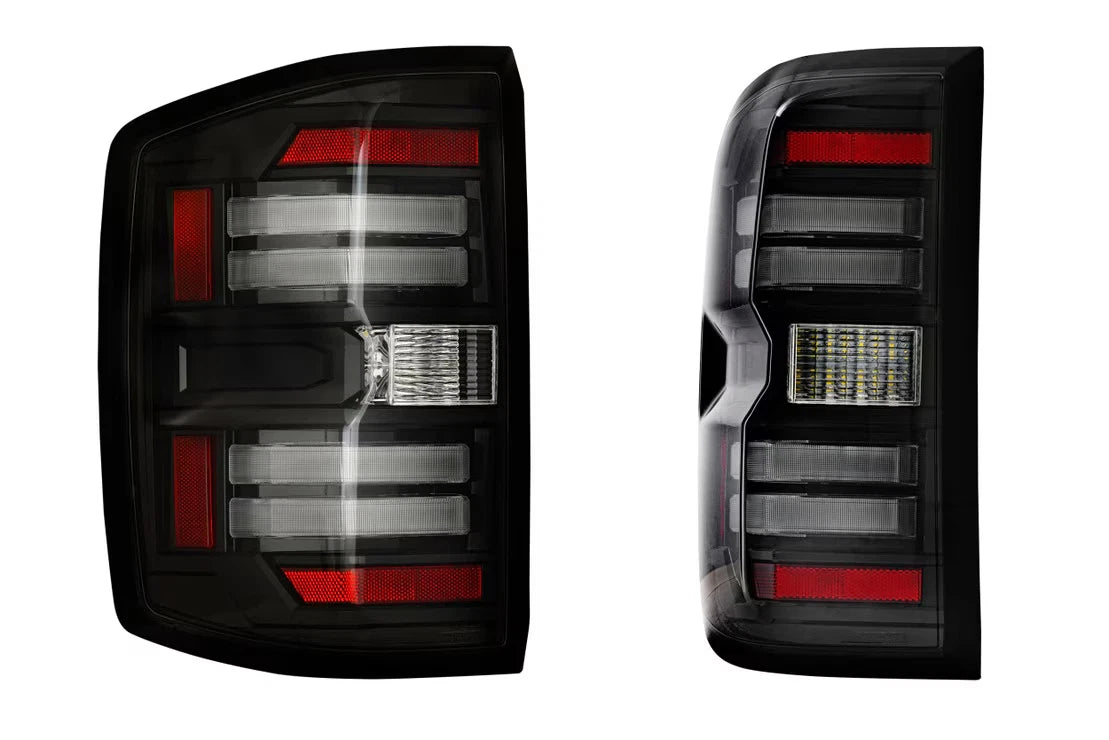LED Tail Lights Smoked Lens for 2014-2018 Chevy Silverado 1500