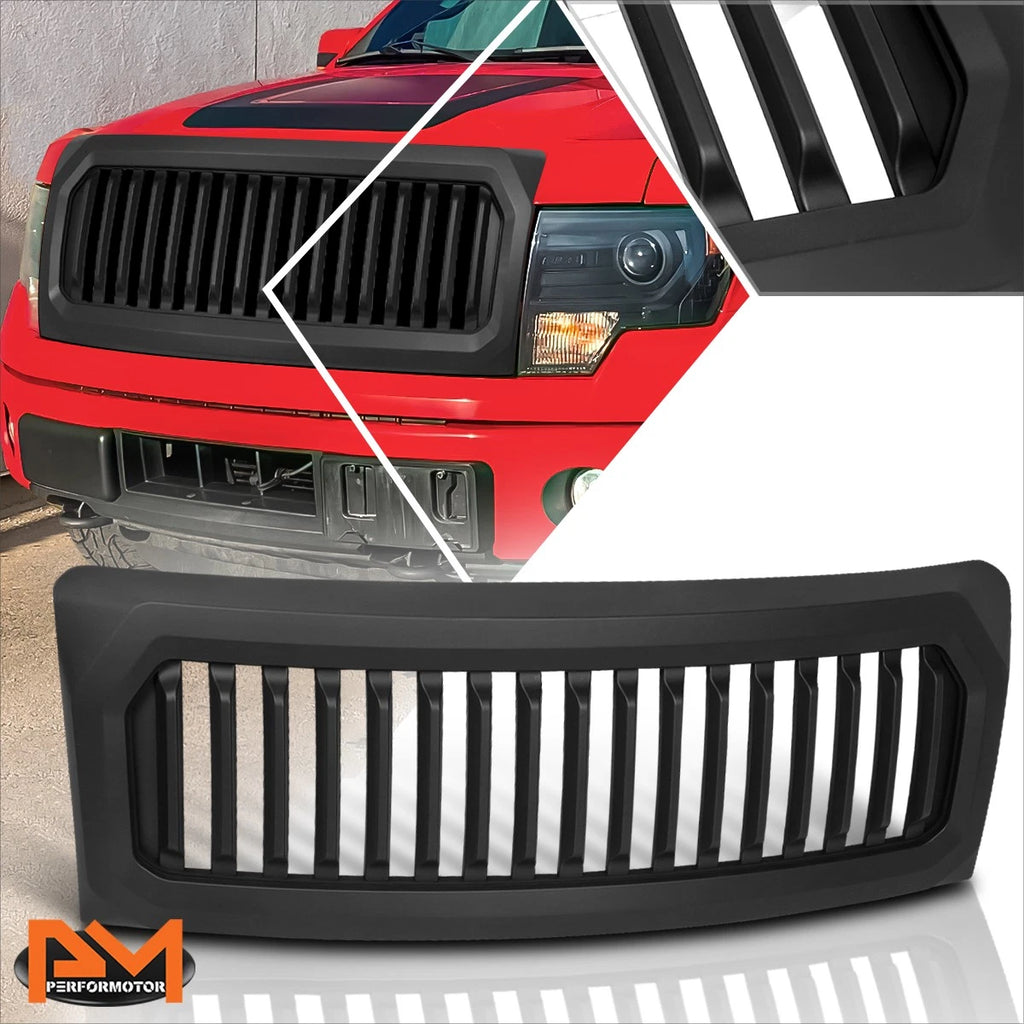 Matte Vertical Fence Grille for Ford F150 (2009–2014)