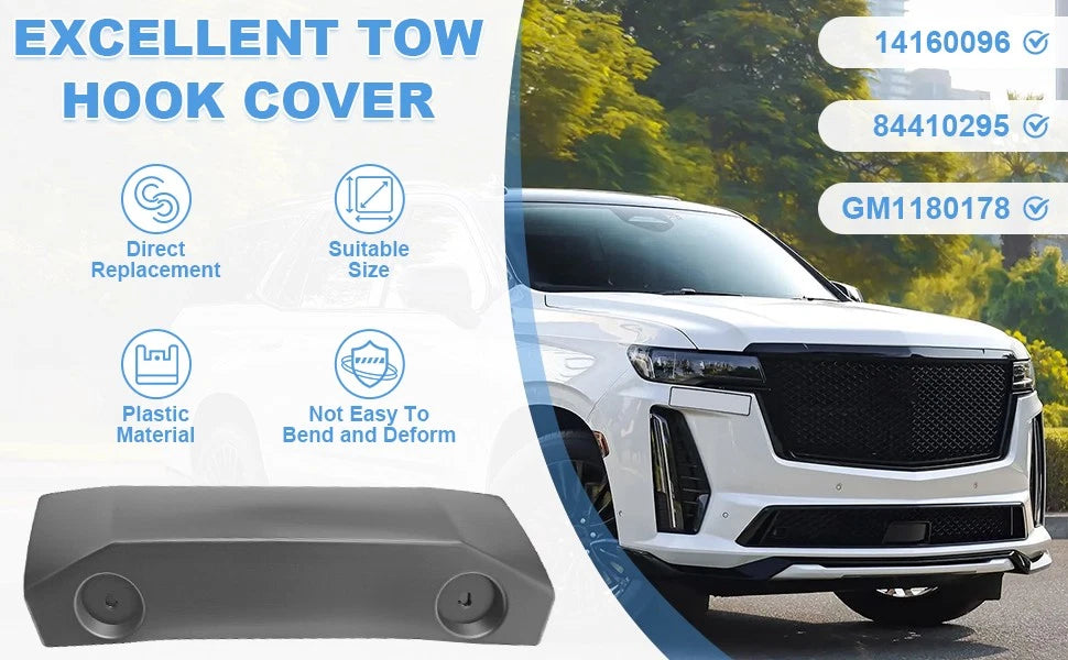Bumper Tow Hook Cover for Cadillac Escalade ESV (2015–2020)