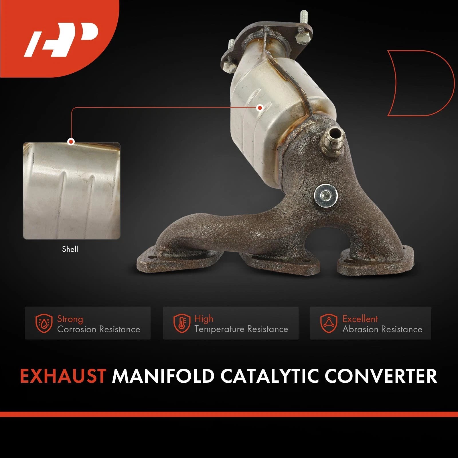Front Right Catalytic Converter for Ford Escape, Mazda Tribute (2001–2008)