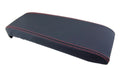 Leather Synthetic Console Armrest Cover for Chevy Equinox (2010–2017) Red Stitch