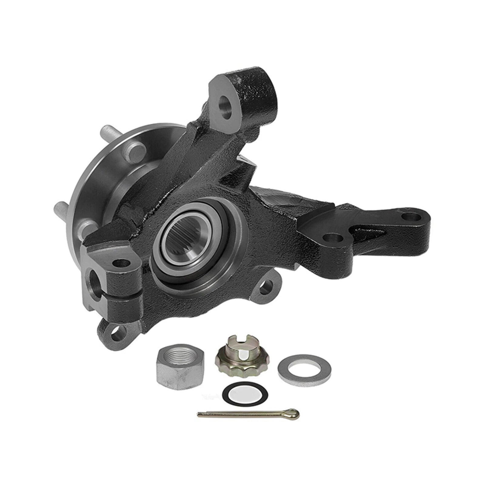 2X Front Steering Knuckle & Wheel Bearing Hub Assembly for Dodge Caliber (2007-2012)