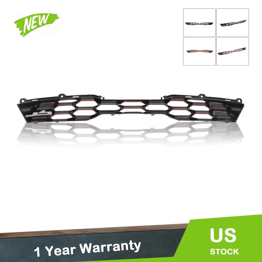 Front Bumper Upper Grille for Forte GT (2022–2024) Red Plastic