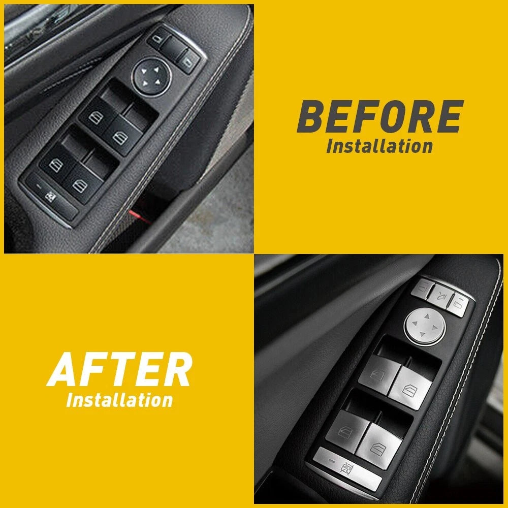 Window Lift Button Switch Cover Trim for Mercedes-Benz GLA CLA GL