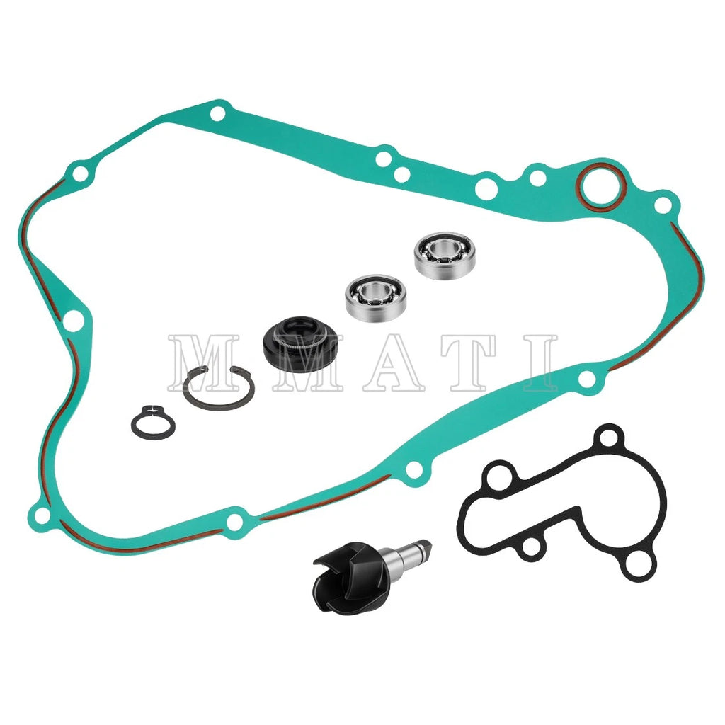 Water Pump Repair Kit for Suzuki RM80 RM85 (1990–2006) w/ Impeller Shaft Gasket Bearing Seal
