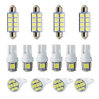 14x White Interior LED Light Package Kit for Ford F150 (1998–2016)
