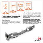 Bolt-On Center Exhaust Catalytic Converter Bend Pipe for Toyota Prius (2004–2009)