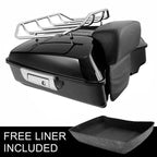 Chopped Trunk Backrest Luggage Rack for Harley Touring (2009–2013)