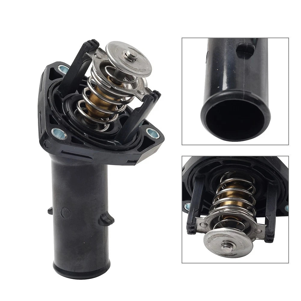 Engine Coolant Thermostat w/Housing for Toyota Tundra 4Runner Tacoma (2000–2023) 16031-31011
