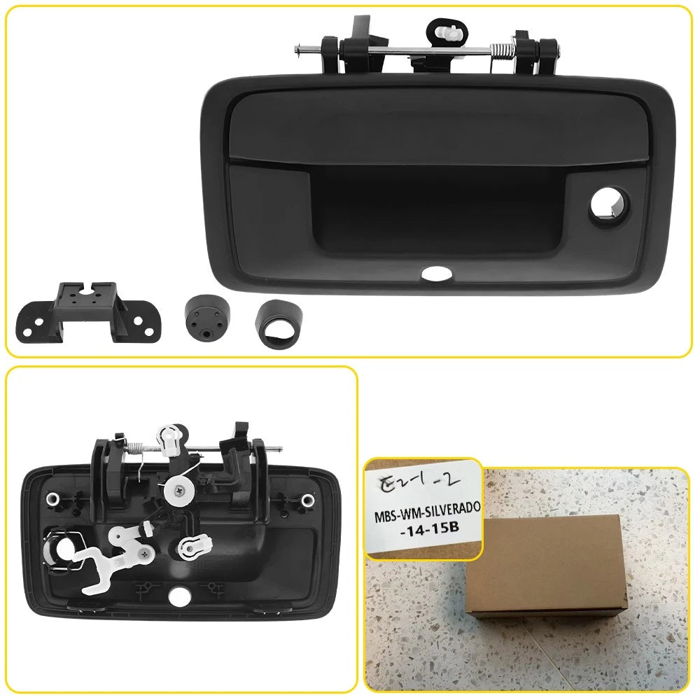 Tailgate Handle with Camera Hole for Silverado Sierra 1500 2500 (2014–2015)