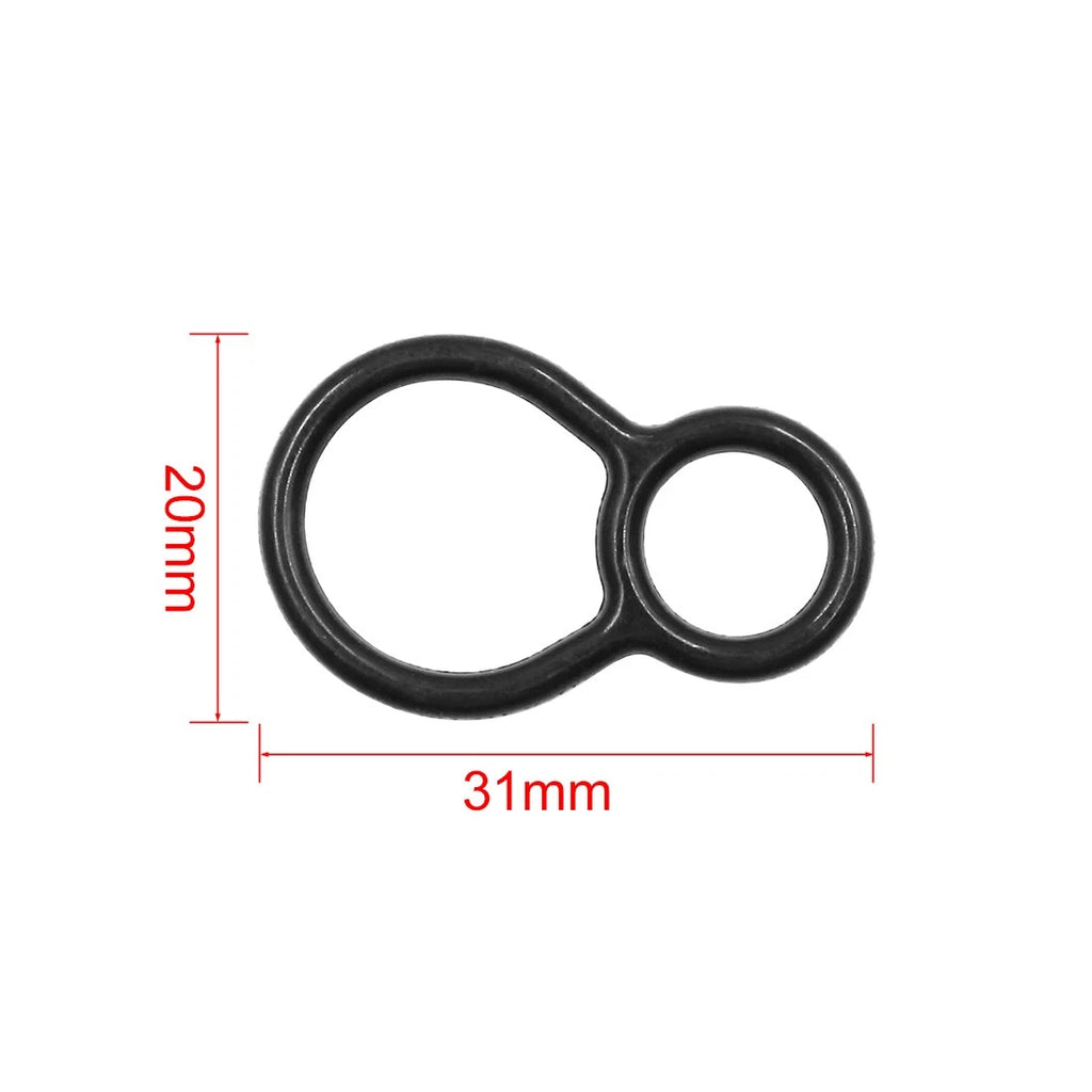 Set of 2 Solenoid Gasket Spool Valve Filters for Honda (36172-P8A-A01, 15825-P8A-A01)