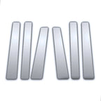 6Pc Chrome Pillar Post Covers Replacement for Toyota Sienna (2003–2010)