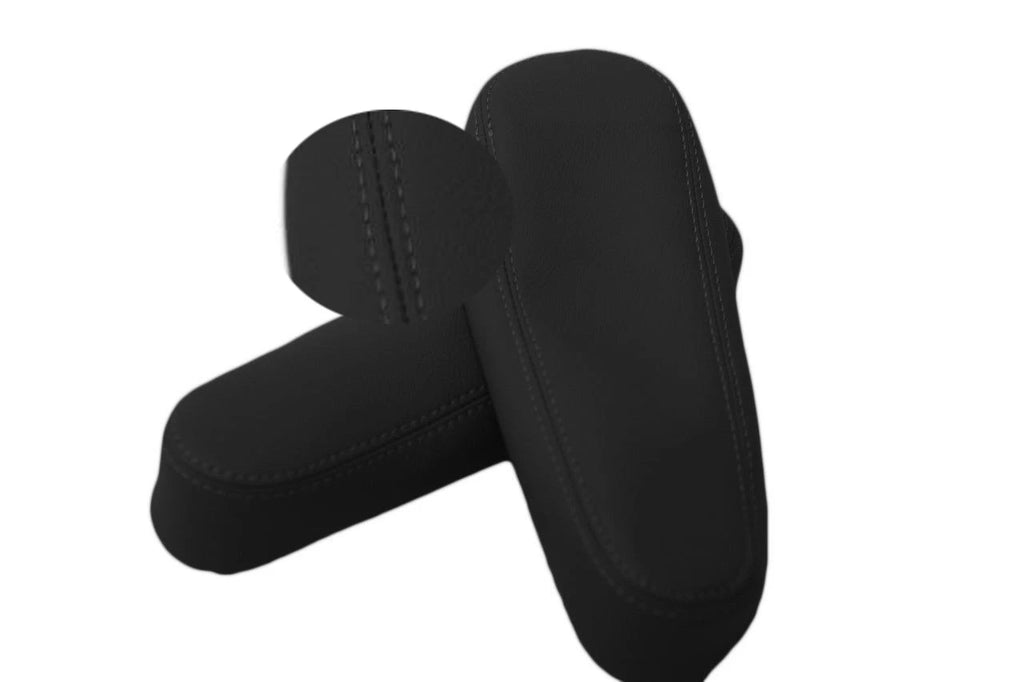 Front Seat Armrest Cover for Honda Element (2005–2011) Black Leather Synthetic