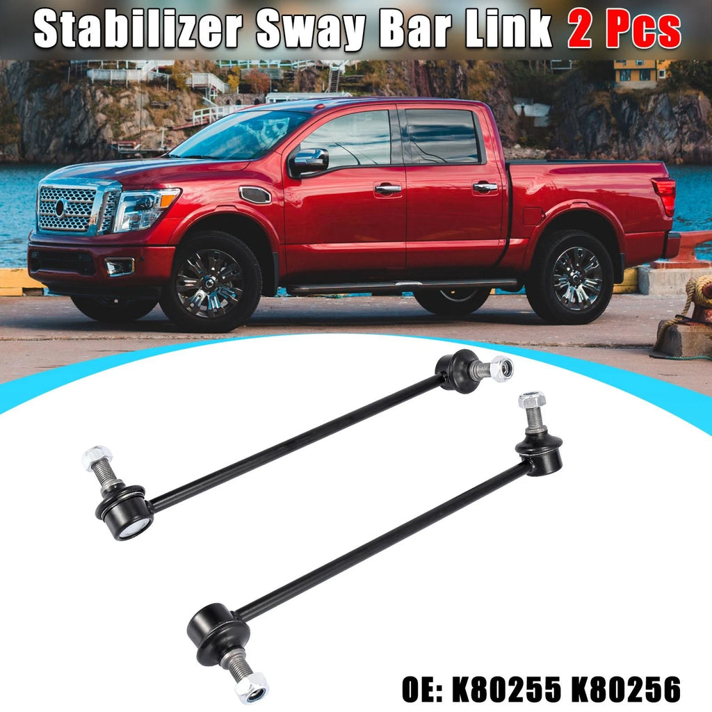 2X Front Suspension Sway Bar End Link K80255 54668CA000 for Nissan Quest (2004–2009)