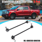 2X Front Suspension Sway Bar End Link K80255 54668CA000 for Nissan Quest (2004–2009)