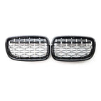 Front Bumper Kidney Grill Diamond Grille for BMW X5 E70, X6 E71 (2007–2013)