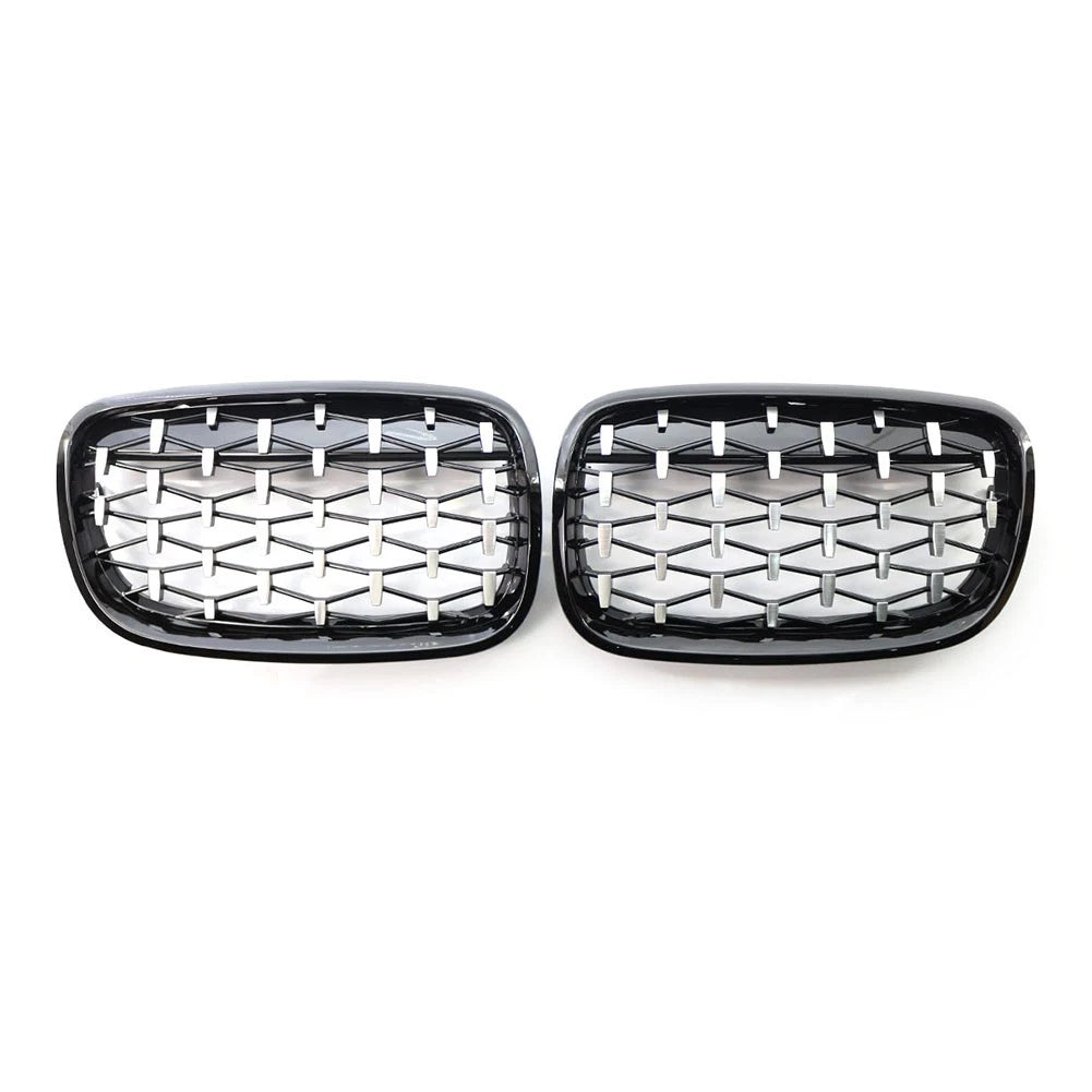 Front Bumper Kidney Grill Diamond Grille for BMW X5 E70, X6 E71 (2007–2013)
