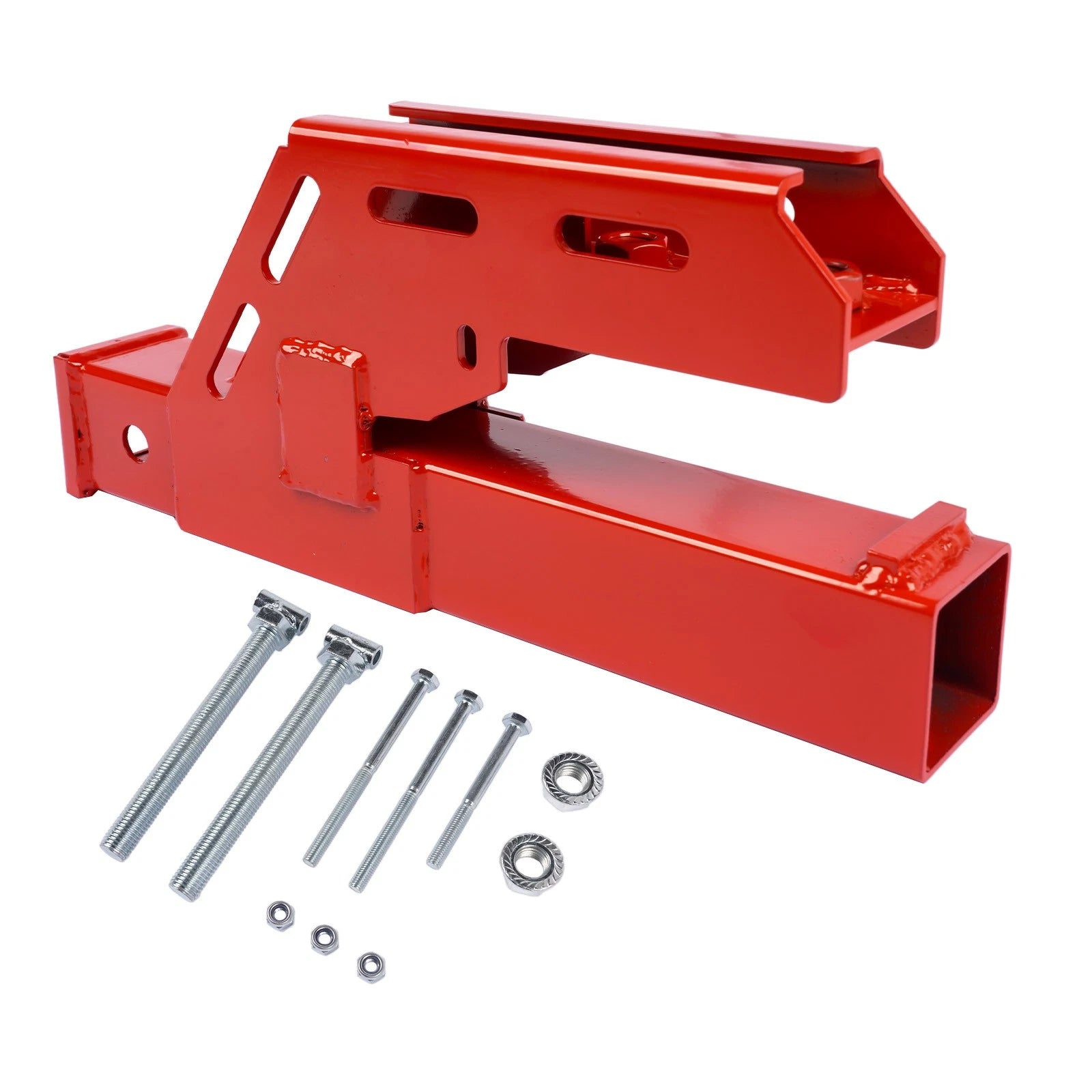 Clamp on Trailer Hitch Adapter for Tractor Bucket (2" Receiver)