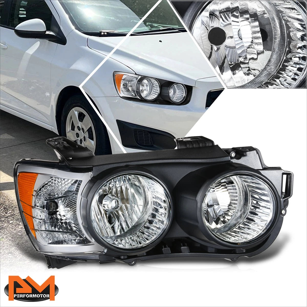 OE Style RH Passenger Side Headlight Lamp for Chevy Sonic (2012–2016)