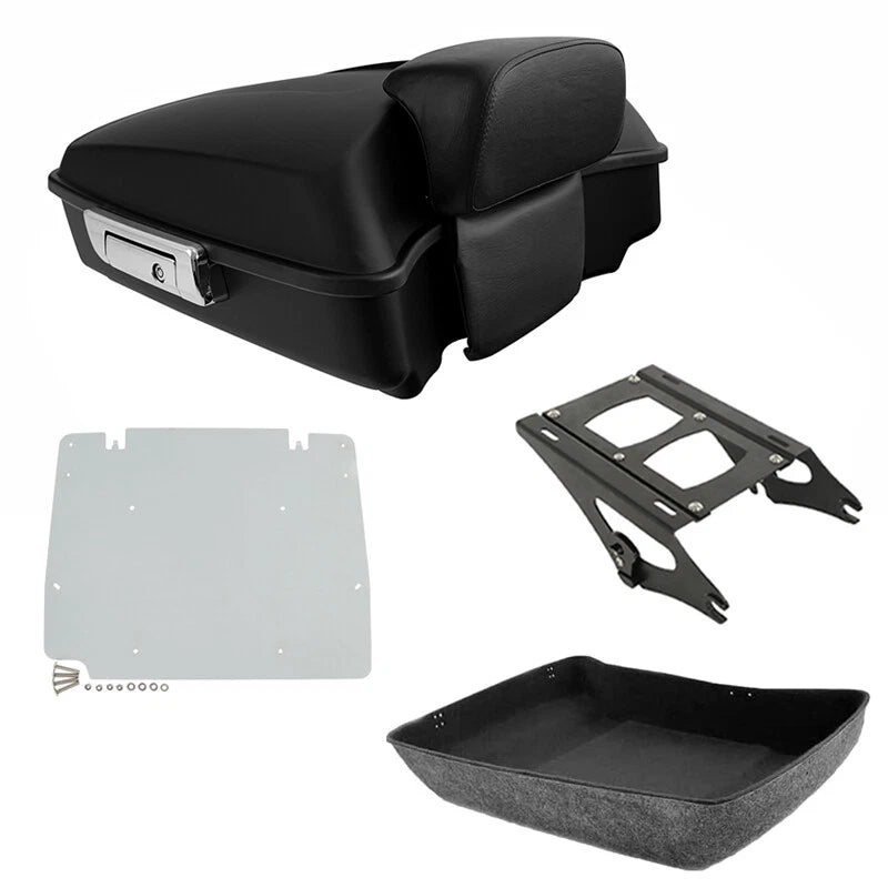 Chopped Trunk Backrest Mount Plate for Harley Touring Road Glide (2014–2026)