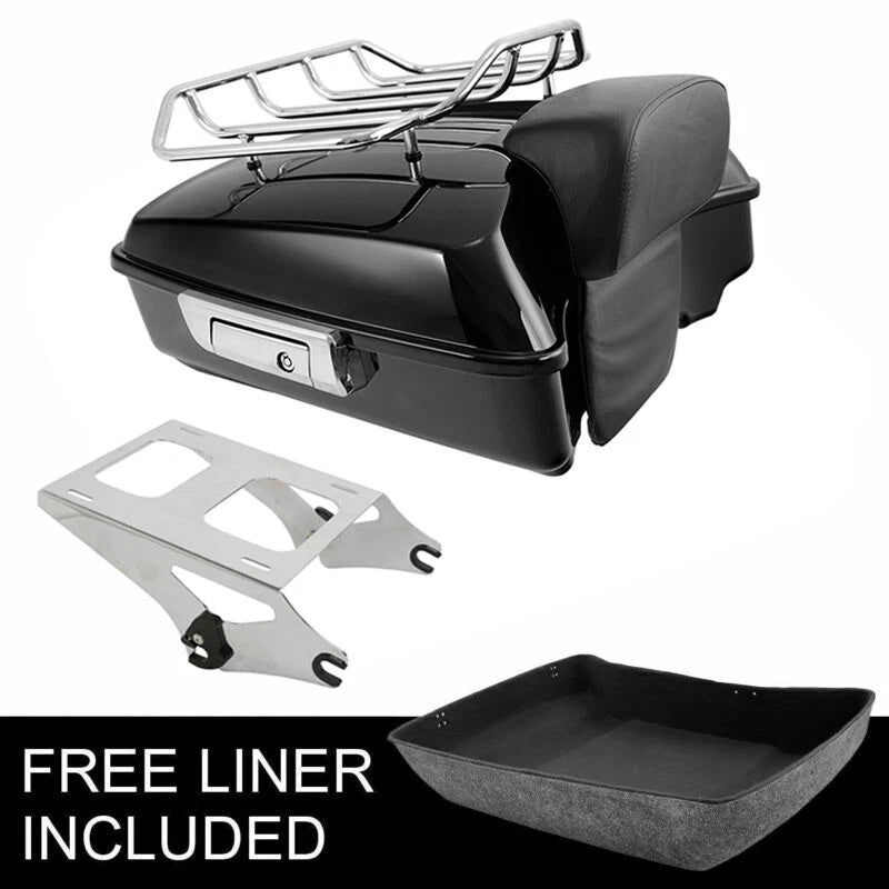 Chopped Trunk Razor Pad Rack Mount for Harley Touring Road Glide (2014–2026)