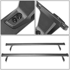 Set of 2 Black Aluminum Roof Rack Cross Bars for Equinox Terrain (2018–2024)