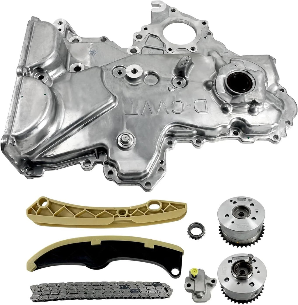 Timing Chain Kit + VVT Gear + Oil Pump Cover for Hyundai Veloster Elantra (2012–2021)