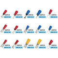 280 x Crimp Terminals Assorted Copper PVC Tinplate