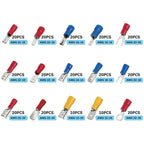 280 x Crimp Terminals Assorted Copper PVC Tinplate