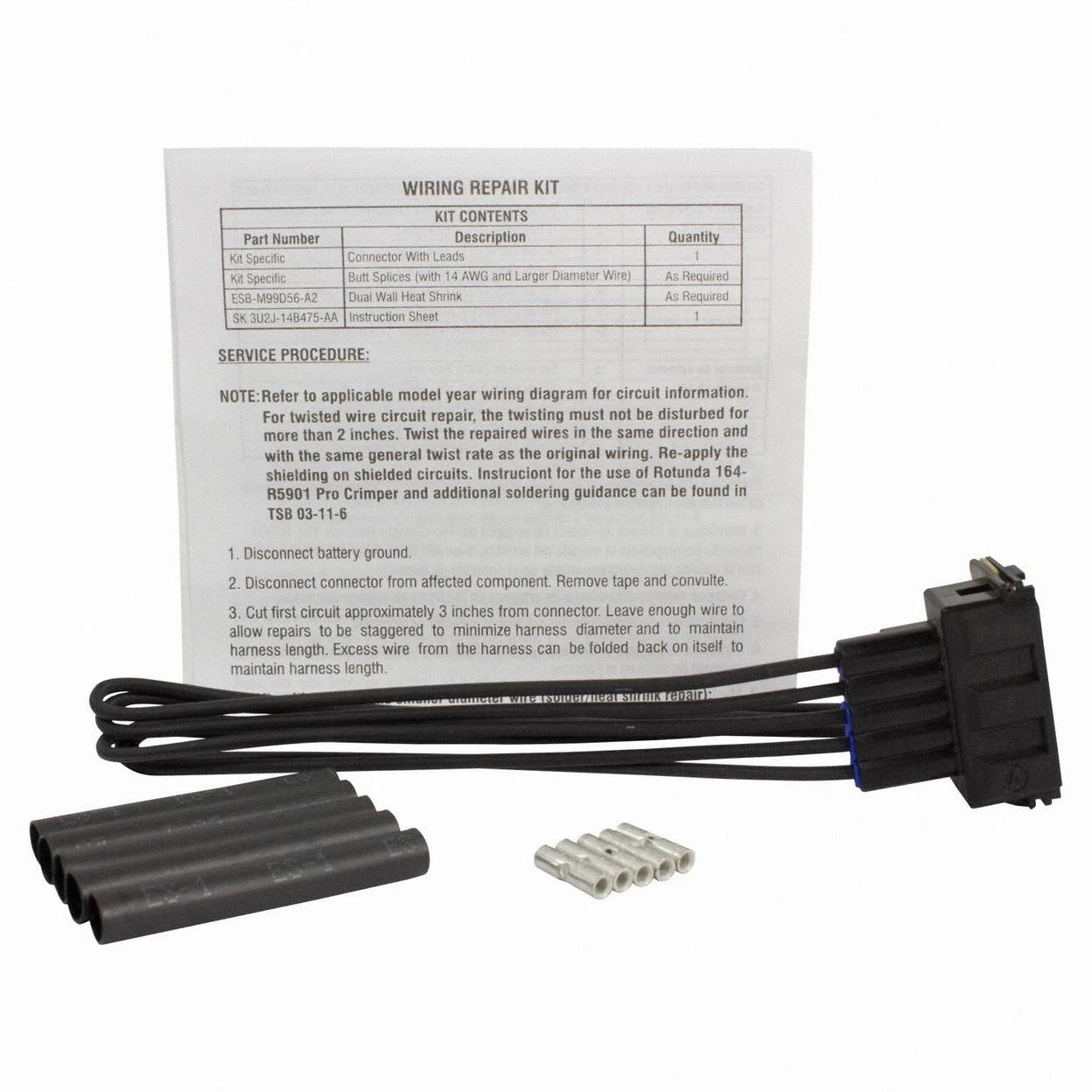 Wiper Motor Connector for Ford Transit Connect (2010–2015) WPT-1305