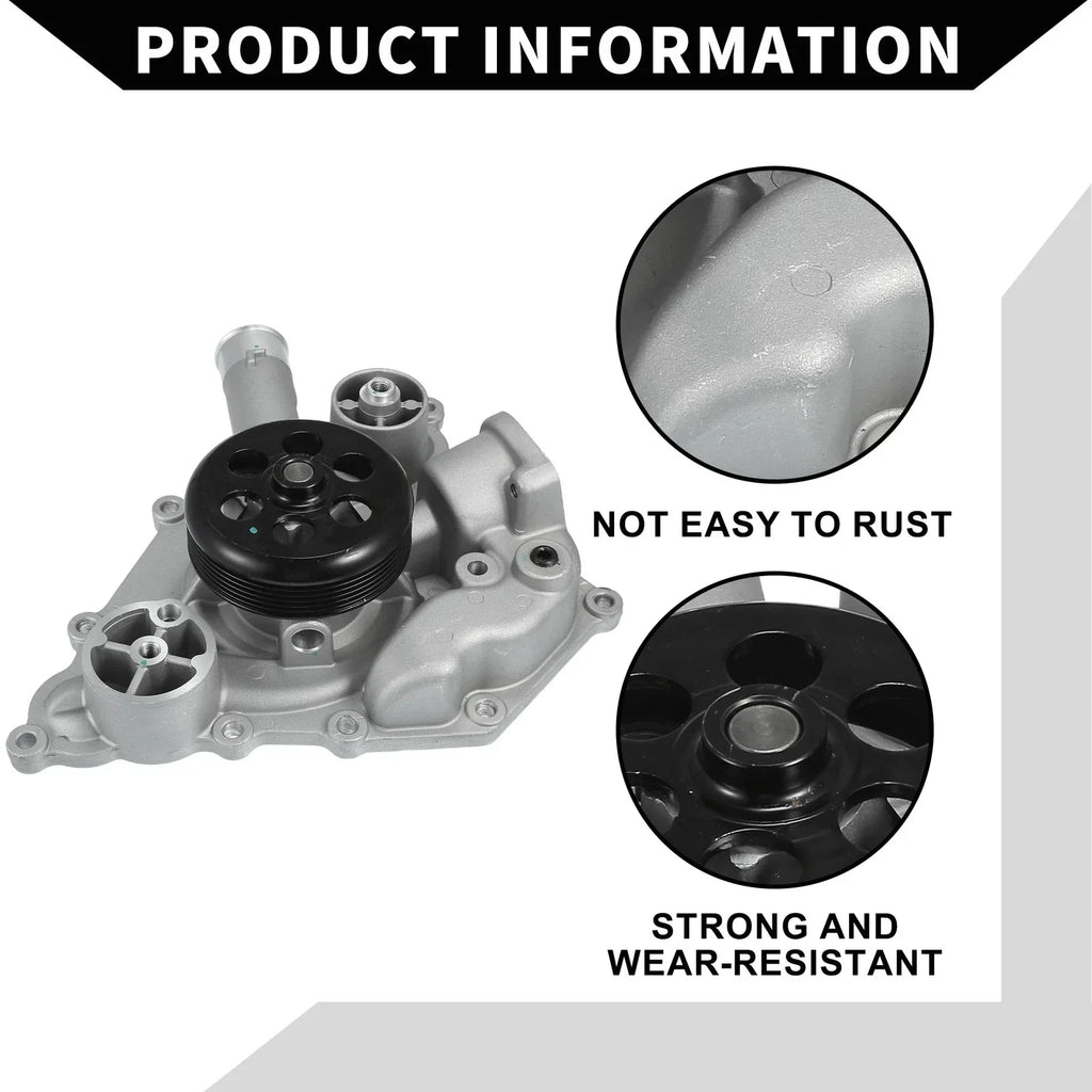 Water Pump for Chrysler 300 (2005-2010) with Rubber Band Kit 1 x Set