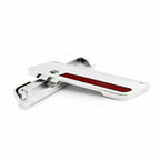 Set of 2 Saddlebag Latch Plate Covers for Harley Touring (1993–2013) Chrome