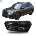 Front Bumper Upper Grille Gloss Black for Subaru Forester (2022–2024)