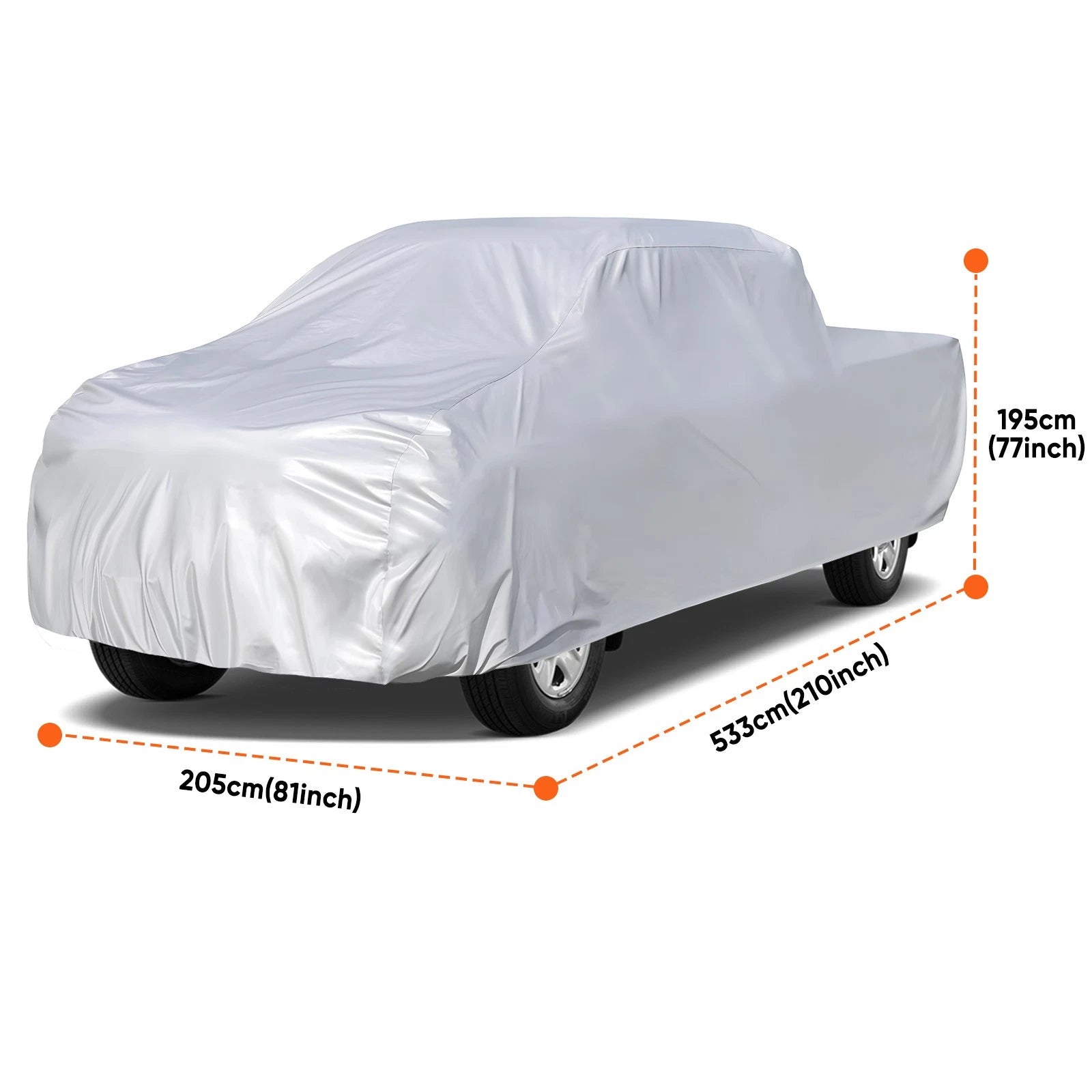 Car Cover for Chevrolet Silverado (Waterproof, Rain, Snow, Dust Proof)