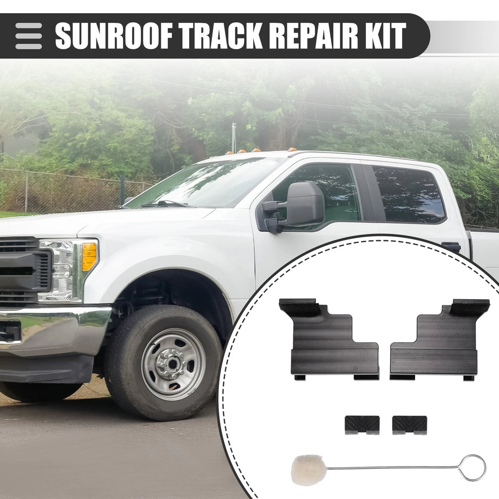 Sunroof Track Repair Kit for Ford Edge (2007–2014) - Aluminum Alloy Black