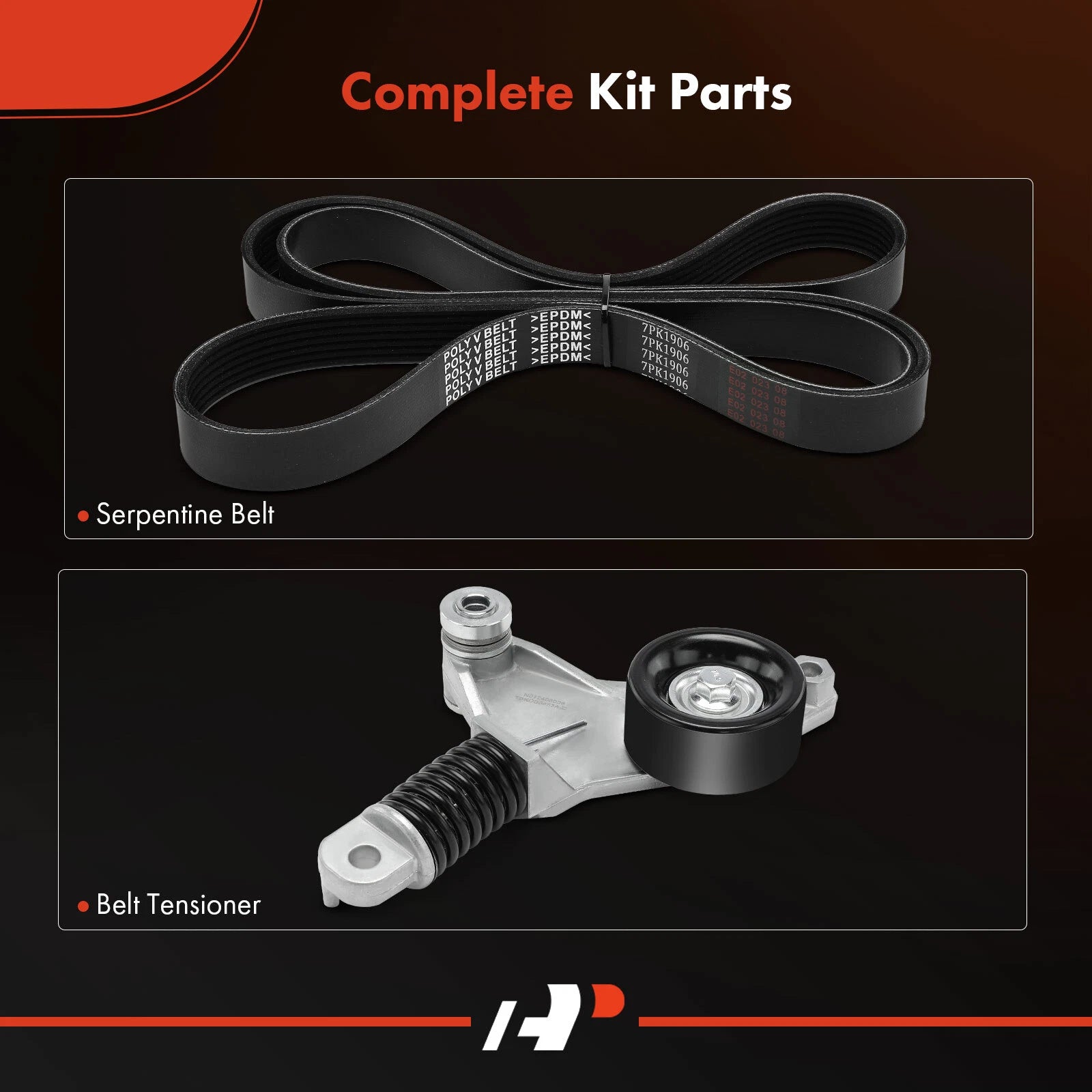 Serpentine Belt Drive Component Kit for Toyota Camry (2007-2009)
